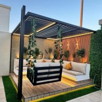 تركيب المظلات